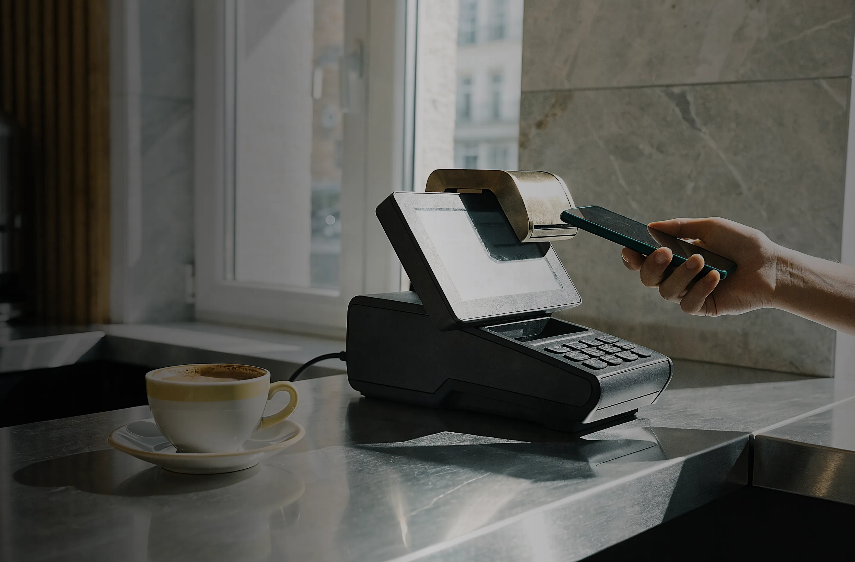 Cafe POS hardware, payments and delivery integration