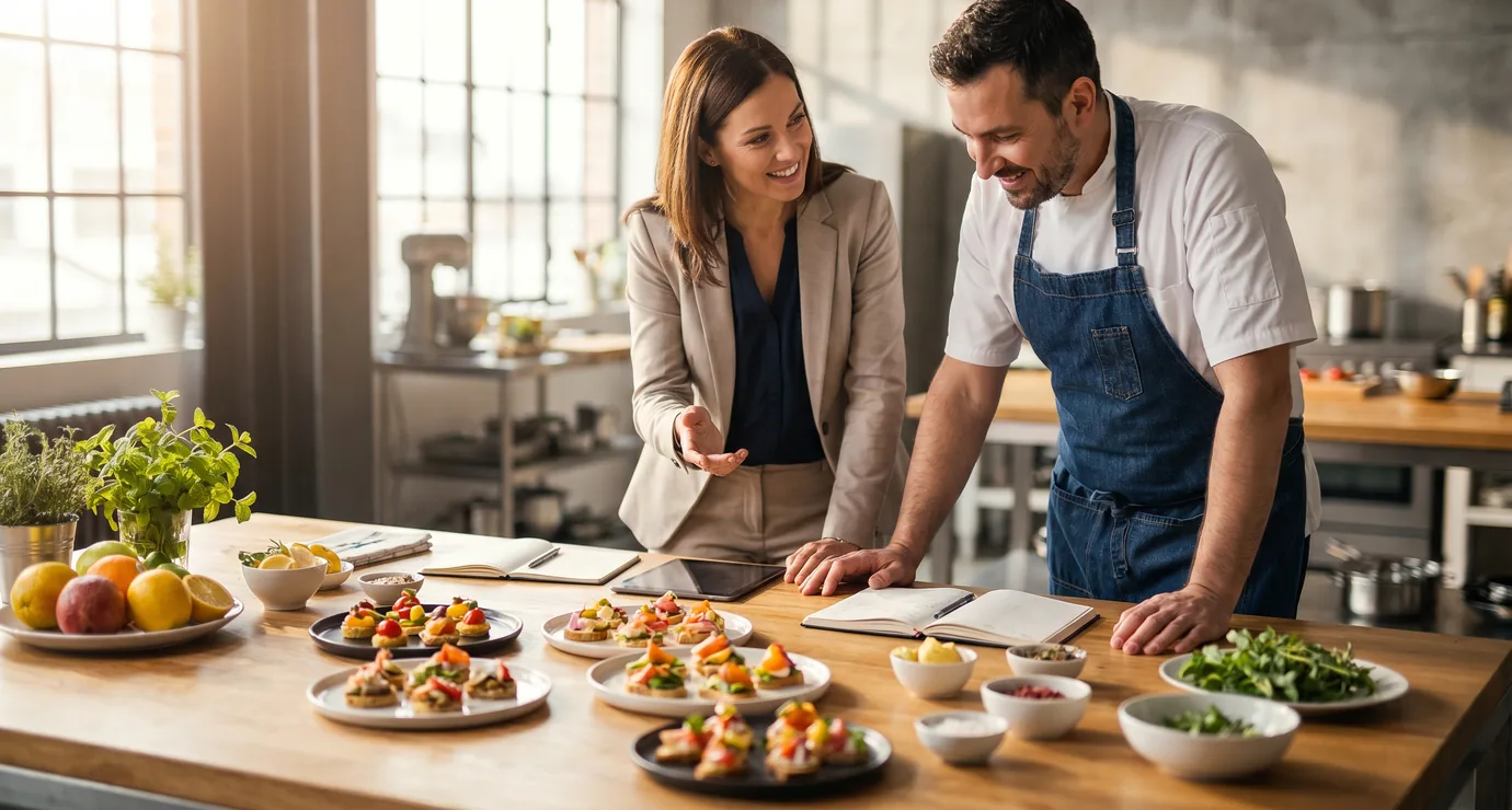 Catering menu and package management