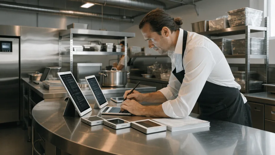 Manual menu and availability updates per platform