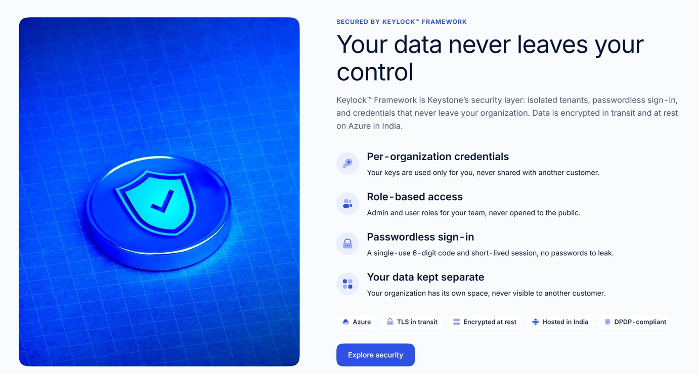 Keystone connecting to your partner program