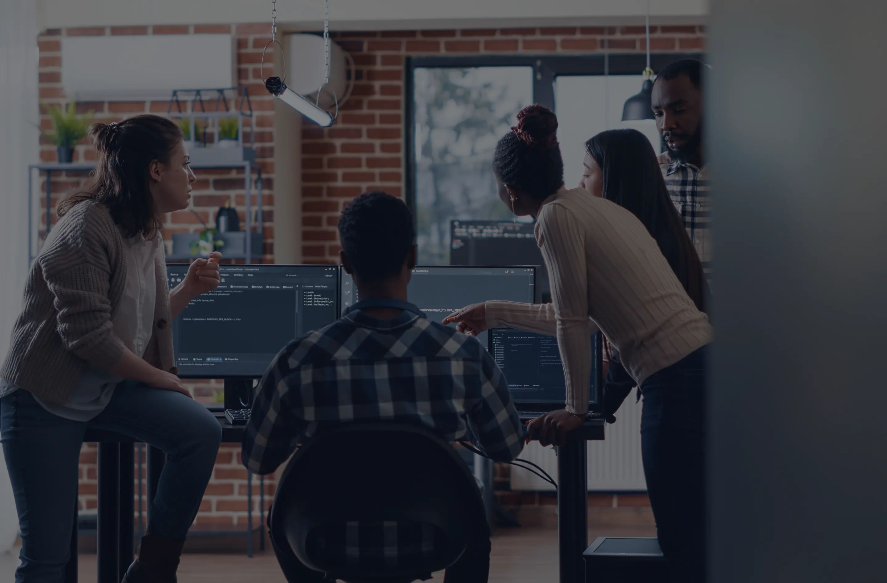 Developers building the event platform and back office