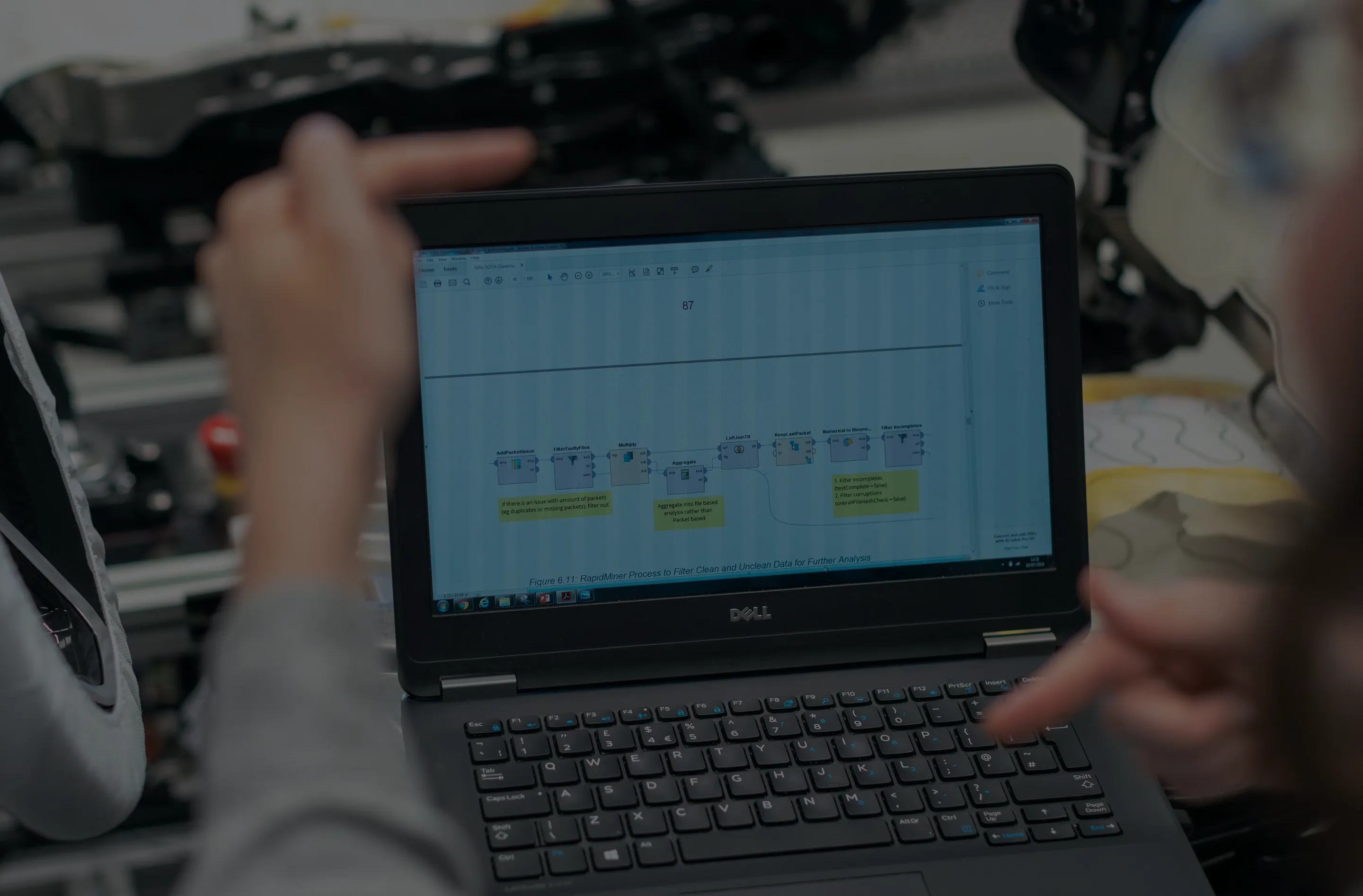 Reviewing a process diagram during migration and testing