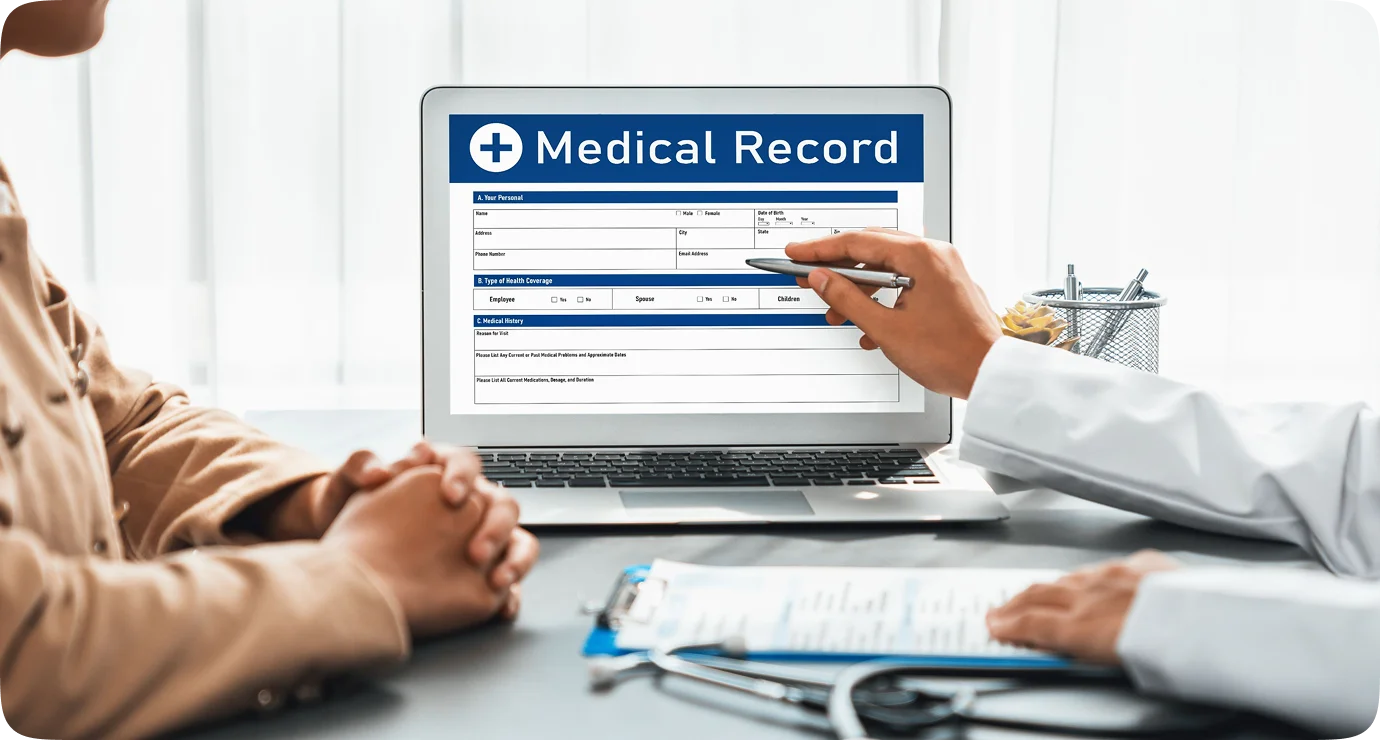 Patient profile and medical history module