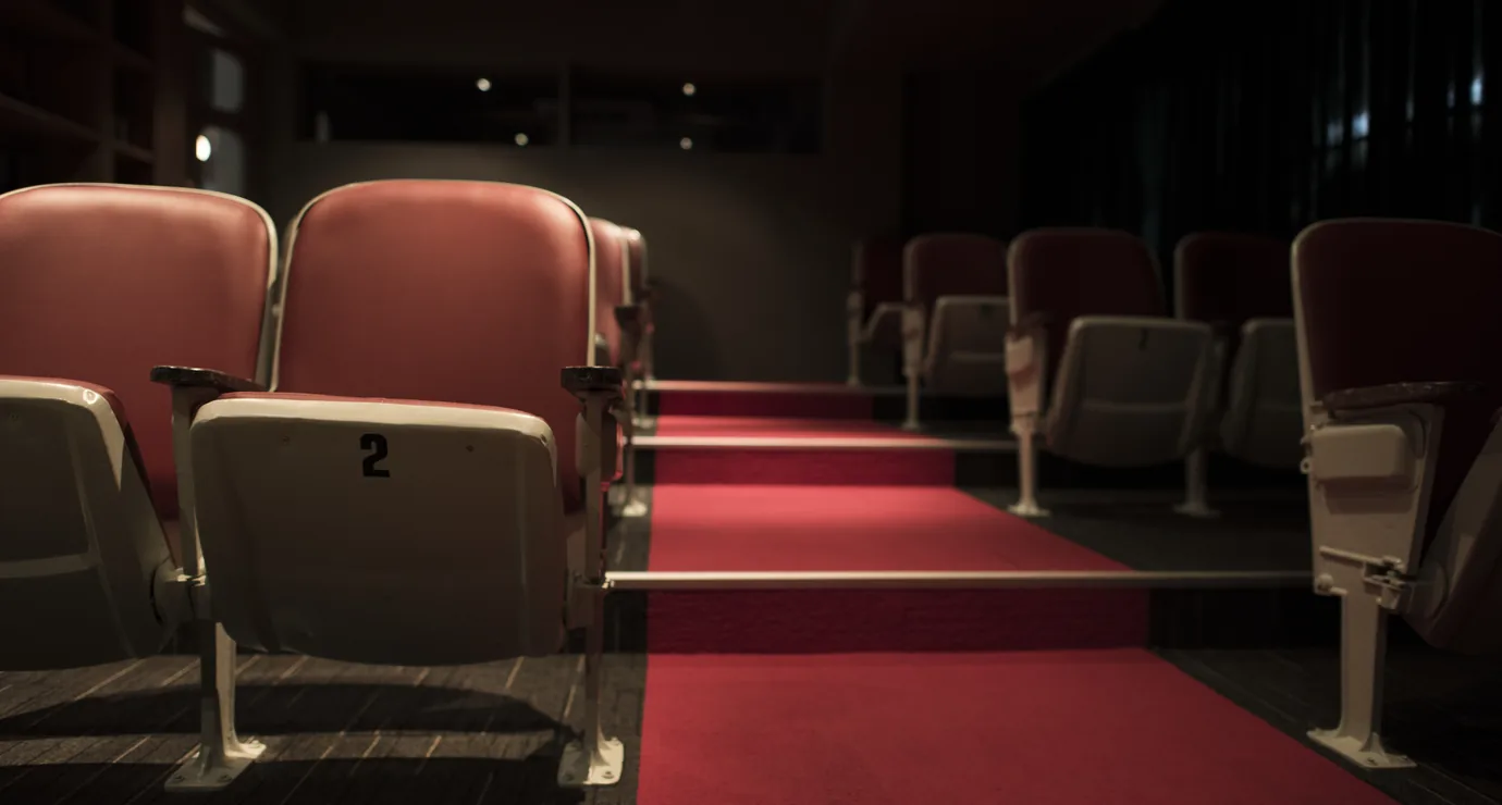 Venue seating layout planned on a printed floor plan