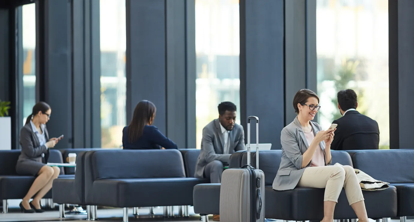 Higher lounge utilisation from live capacity data