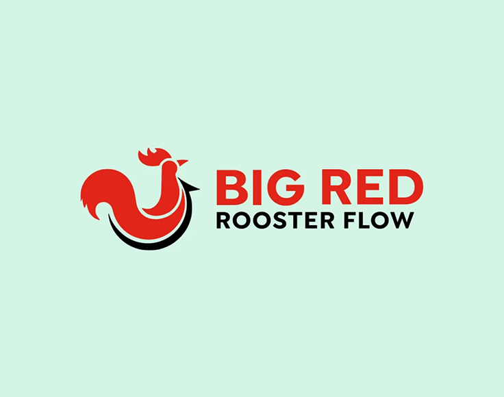 Big Red Rooster Logo