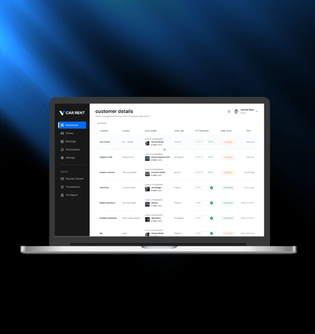 Automotive App Mockup