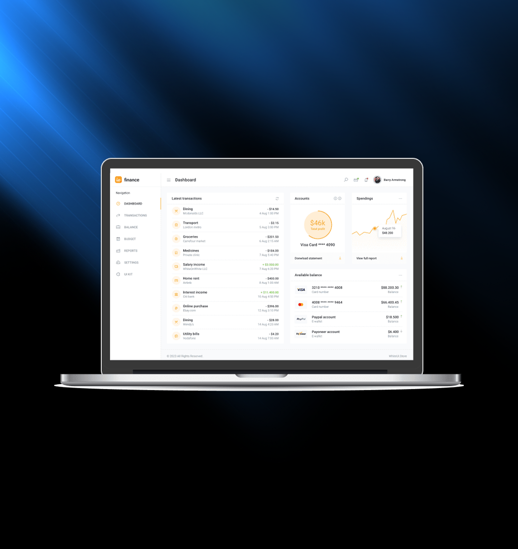 Automotive App Mockup