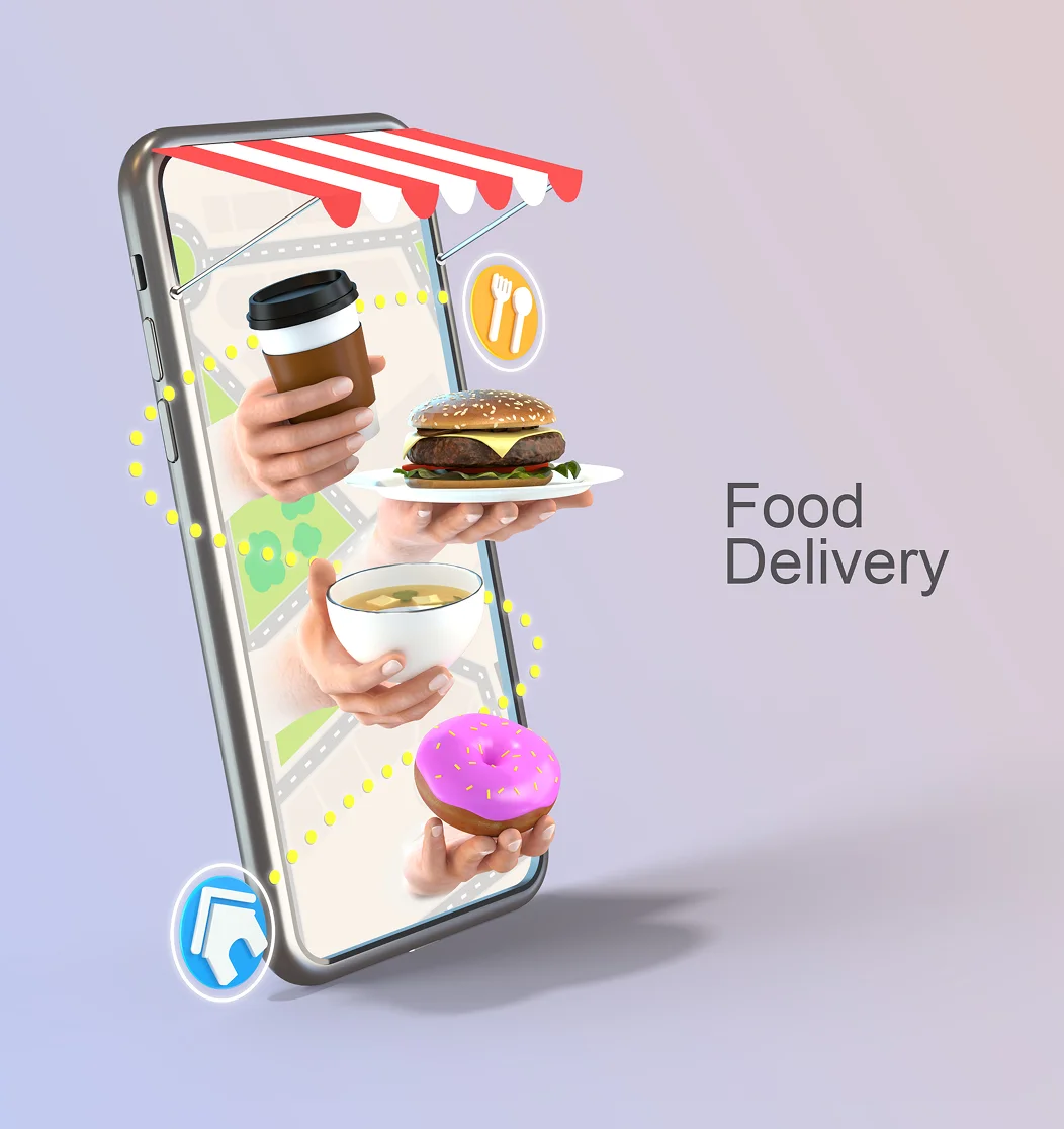 Food Delivery App Mockup