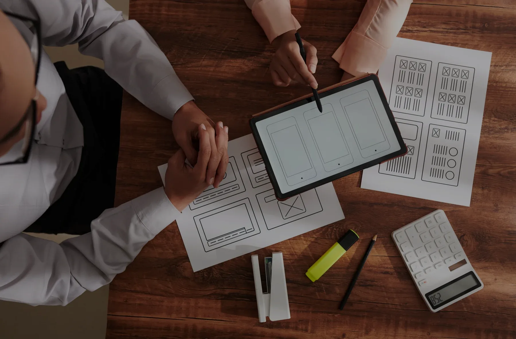 Designing the ordering experience and menu structure