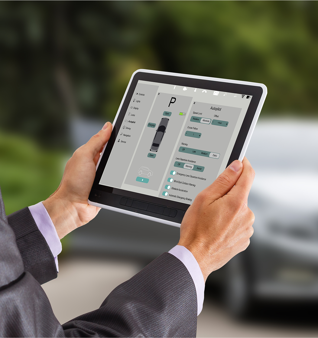 Automotive App Mockup