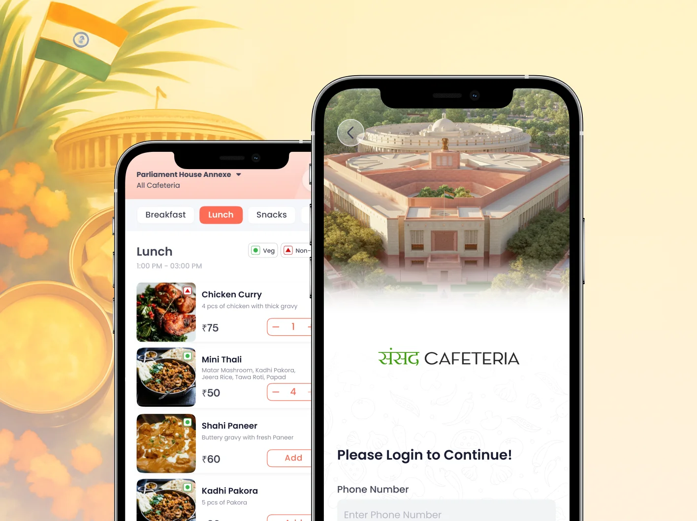 Sansad Cafeteria Application