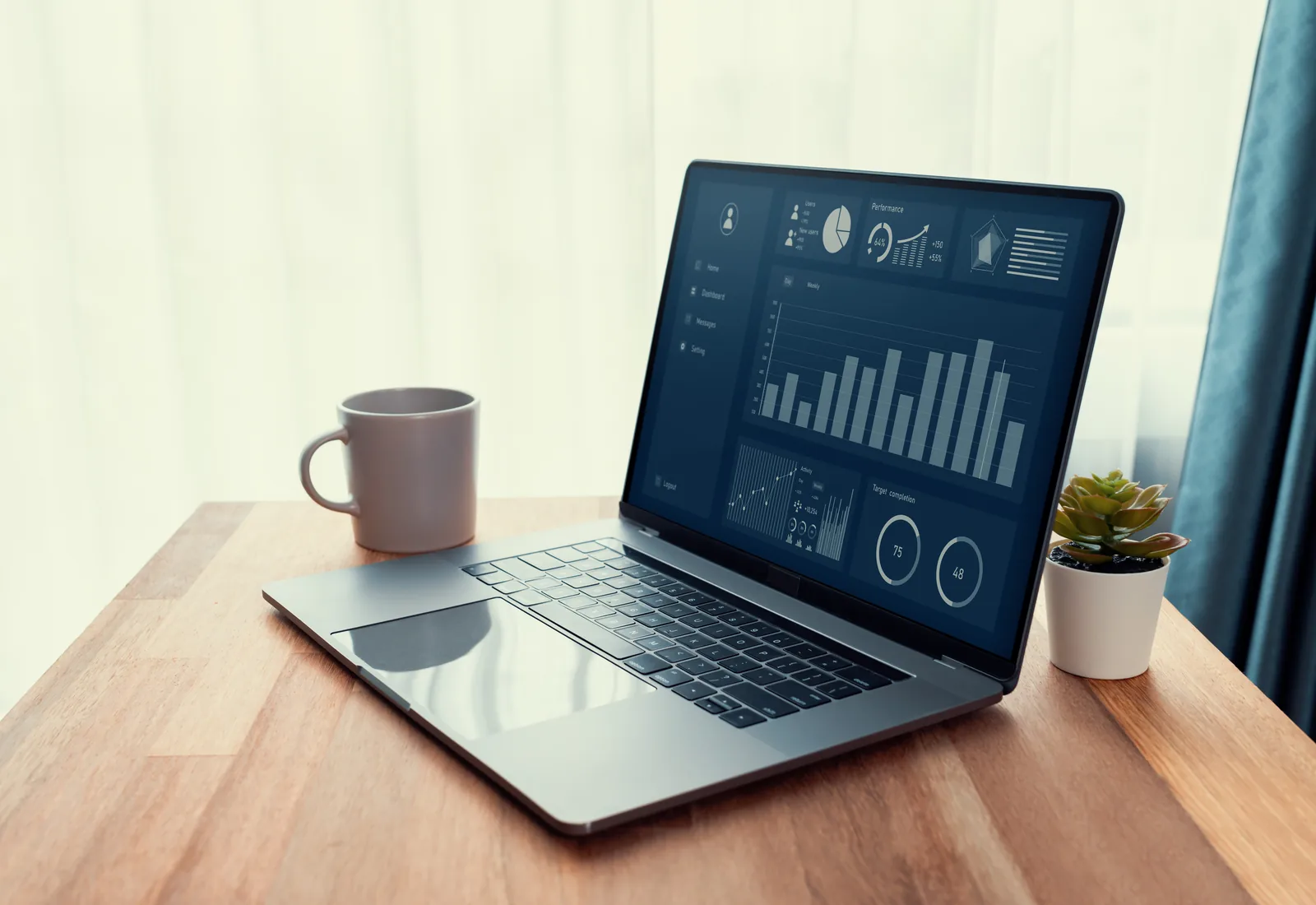 Subscription commerce platform with recurring billing on a dashboard