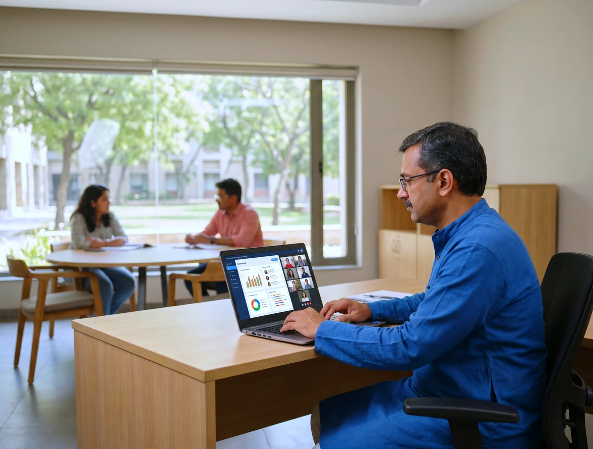 University and college ERP campus management dashboard