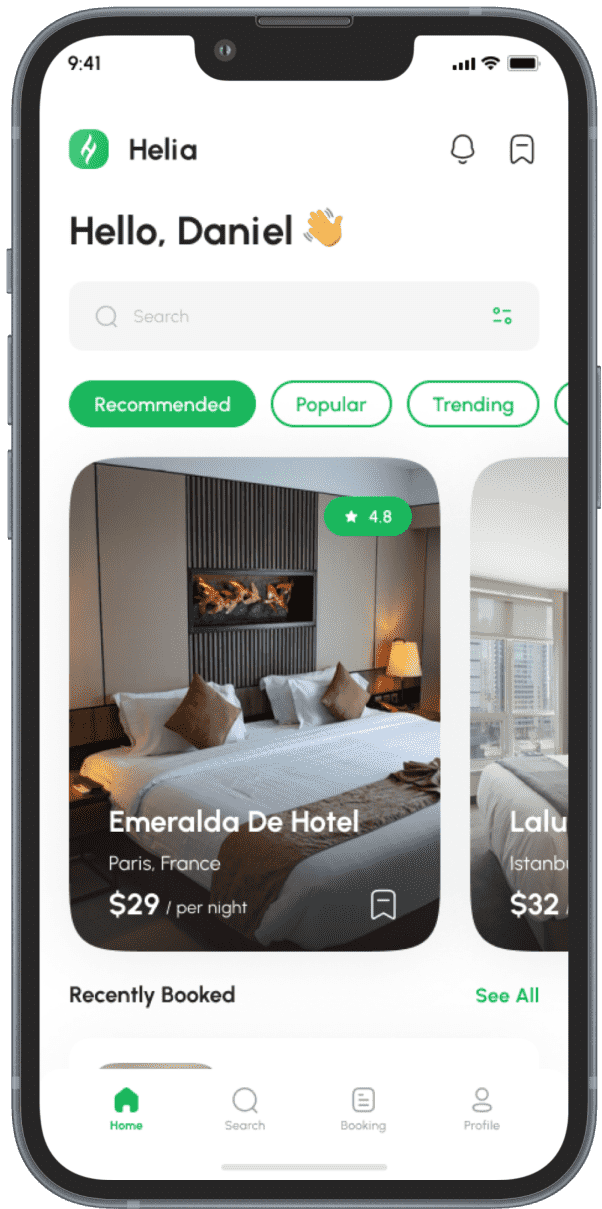 Hotel Booking Mobile App Development