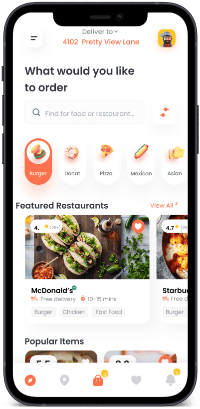 food ordering app