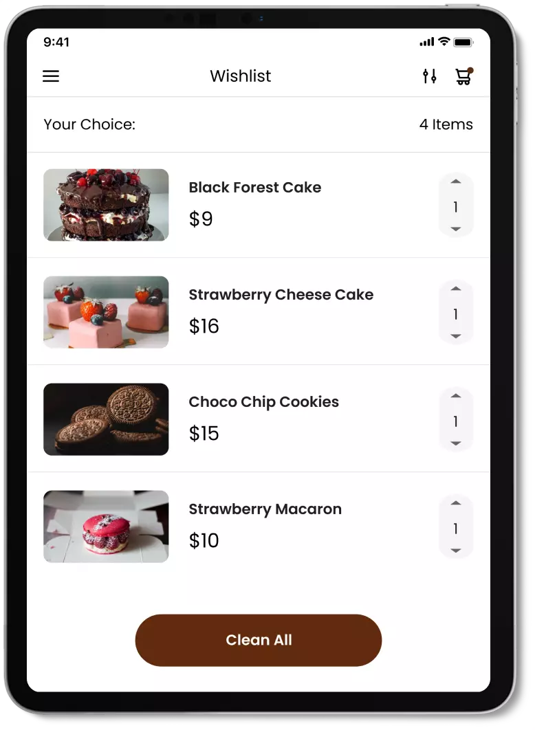 bakery-app-ipad