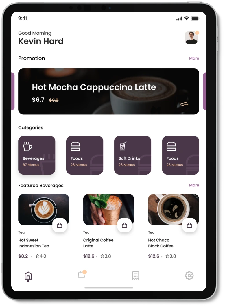 Coffee Shop App Design And Development Services Company