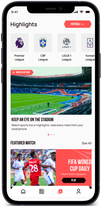 sports app development services company