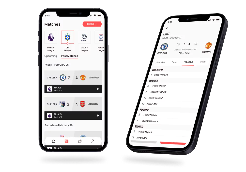sports app development services company