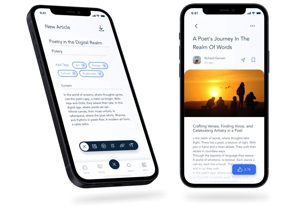 Poetry Mobile App Development