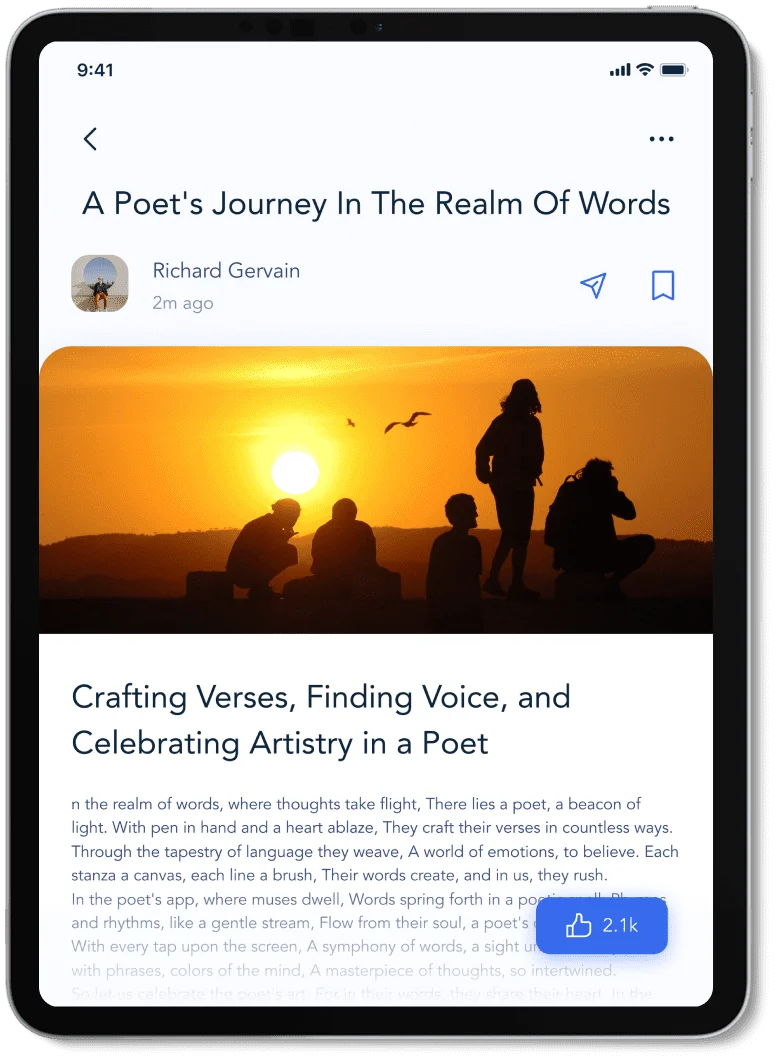 Poetry Mobile App Development